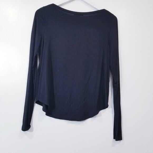 Vince Boat Neck Black Blouse - Picture 3 of 9